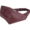 Laura Biaggi torebka klasyczna shopper skóra ekologiczna bordowa-102176