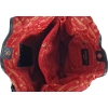 Massimo Contti torebka shopper zamsz stemplowany naturalny granatowa-102429
