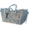 Massimo Contti torebka shopper klasyczna jeans niebieska-104562